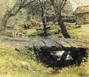 Isaac Levitan, Small Beucke in the village Sawwinskaja Sloboda